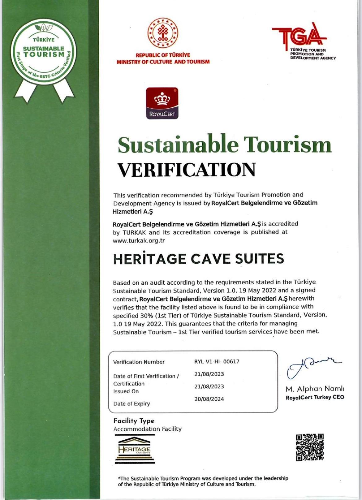 Heritage Cave Suites Ürgüp Kültér fotó
